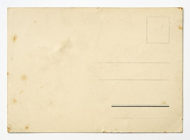 Старые открытки Обратная сторона