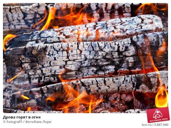 Сгоревшие дрова