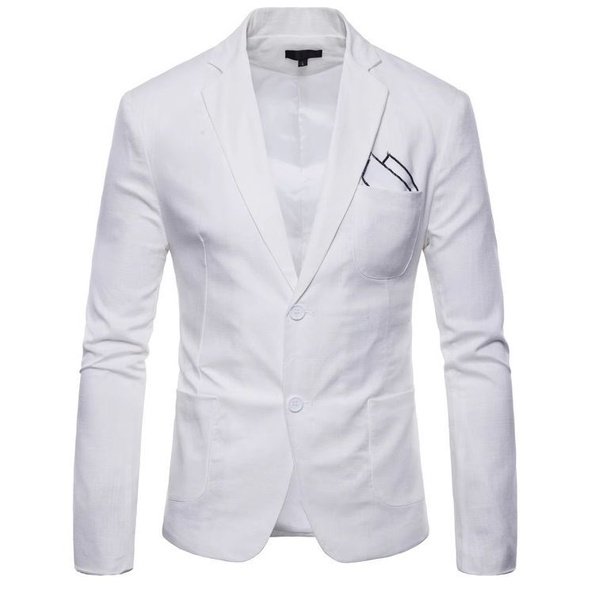 Белый жакет мужской