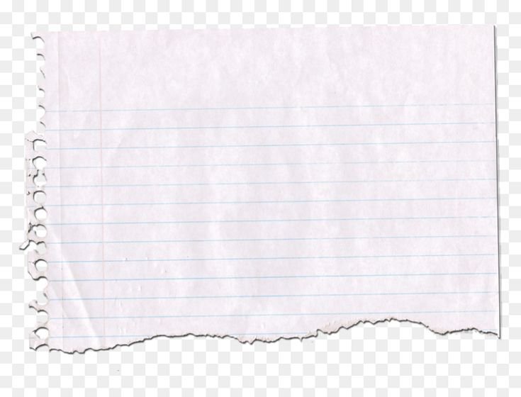 Лист бумаги в линейку