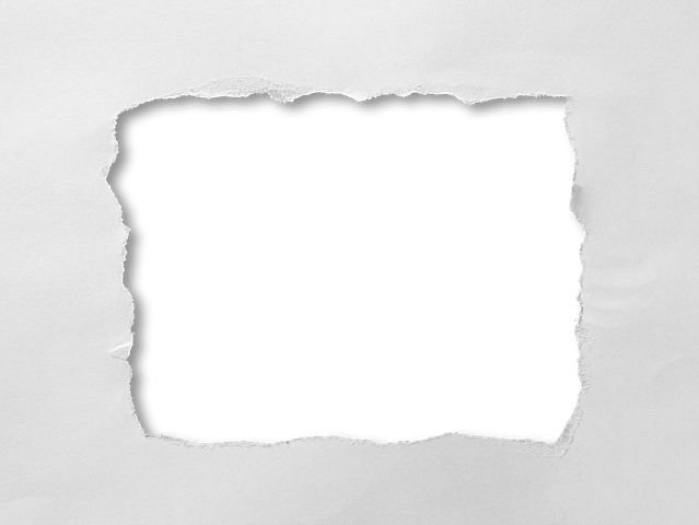Рваный край бумаги