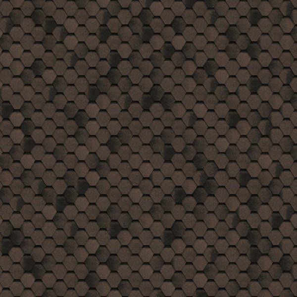 Гибкая черепица Соната коричневая