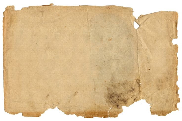 Оборванная Старая бумага