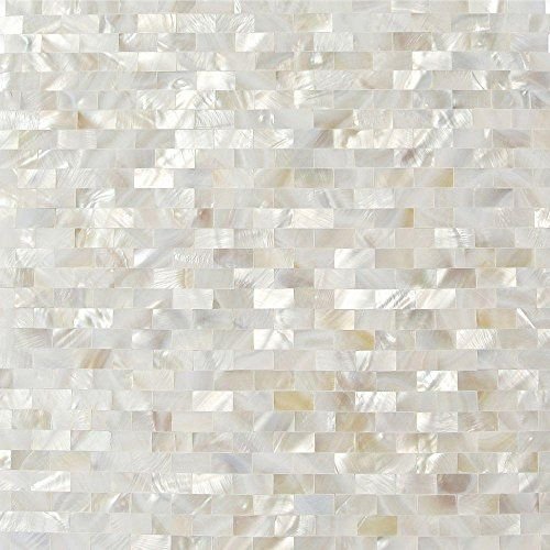 Перламутровая мозаика в ванной