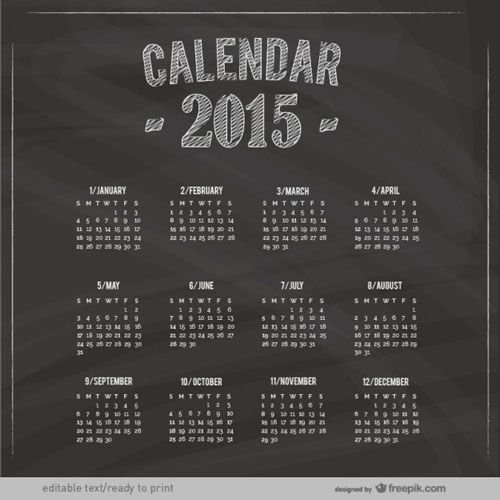 Calendar texture