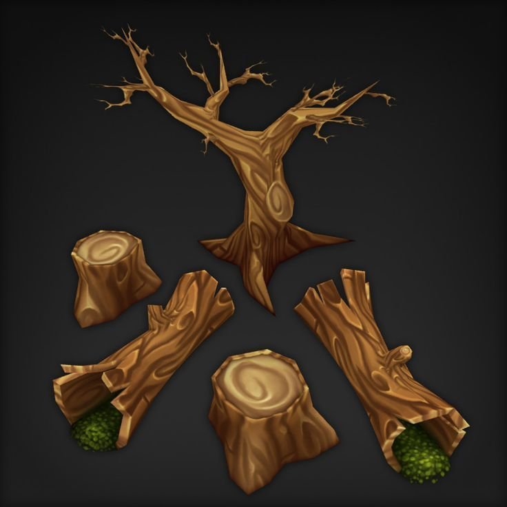 Стилизованные деревья