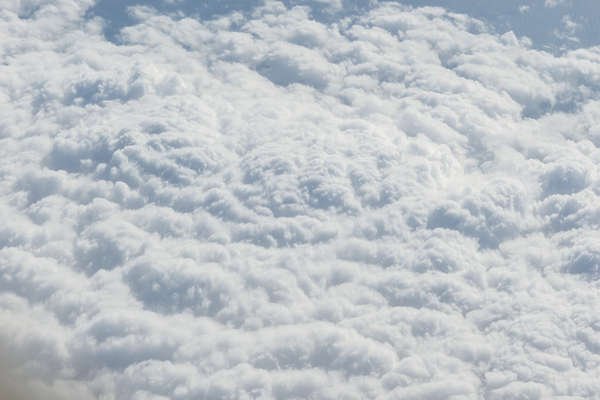 Облака сверху