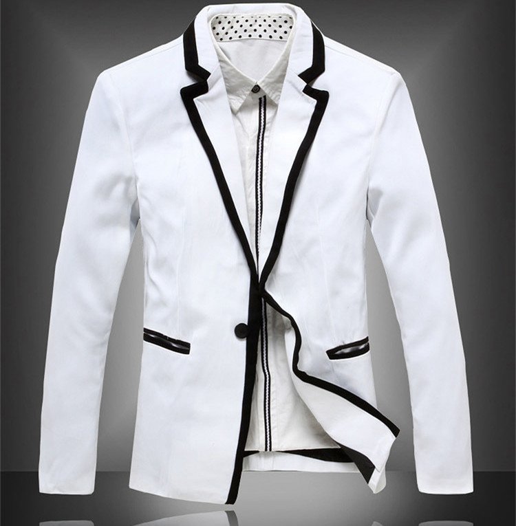 Белый жакет мужской
