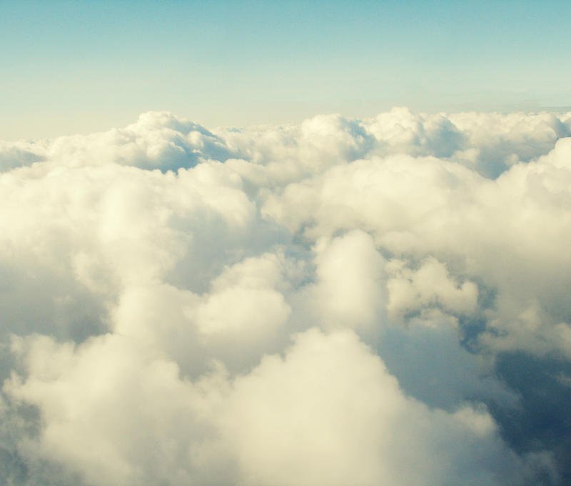 Облака сверху