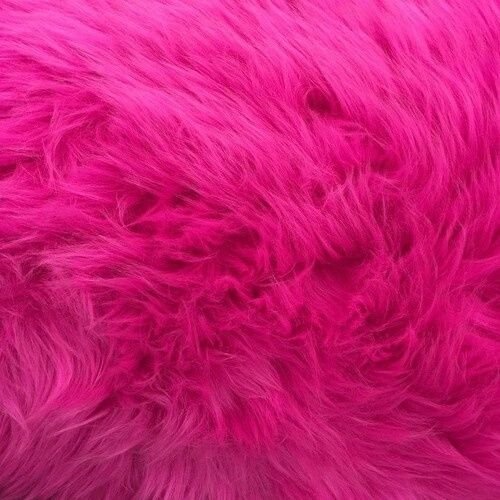Розовая шерсть
