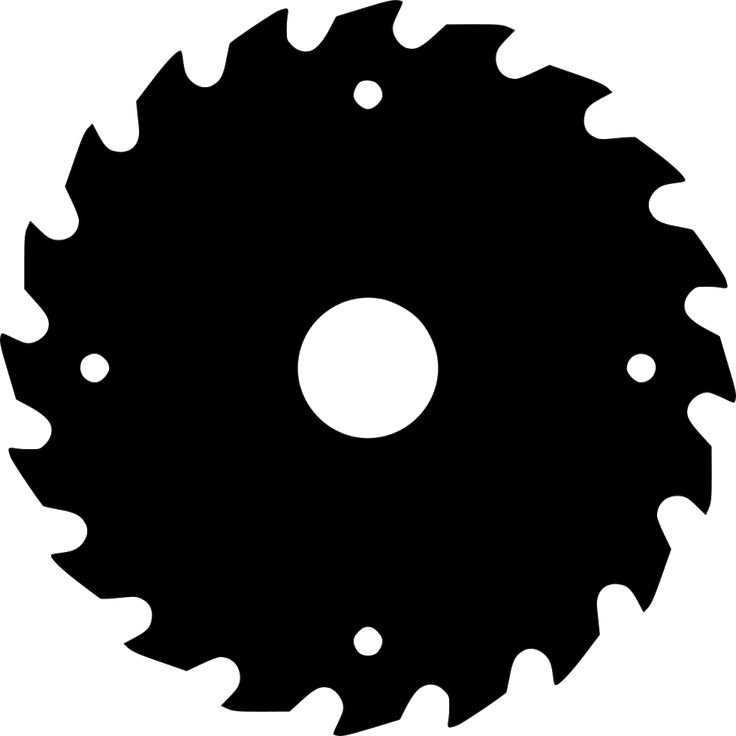 Пильный диск вектор