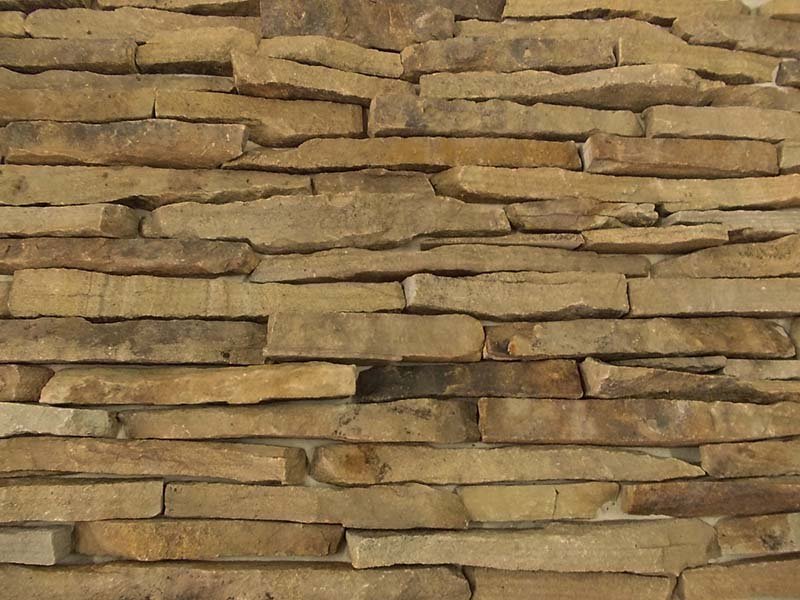 Камень песчаник на стене