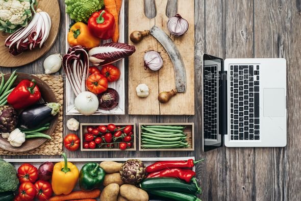 Овощи на столе