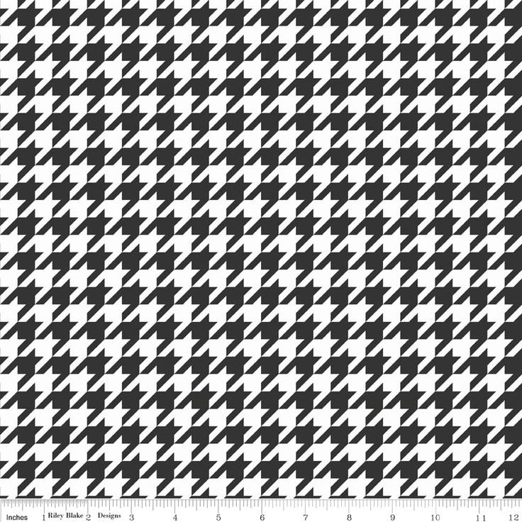 Ткань черно белая клетка