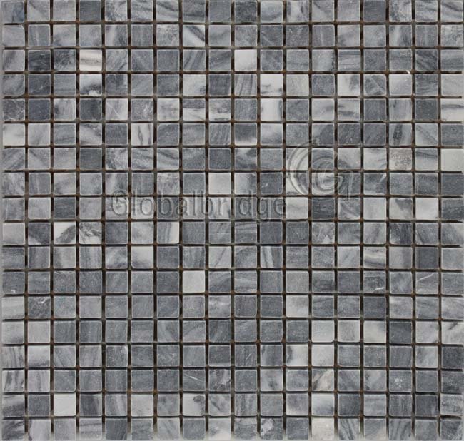 Плитка мозаика серая