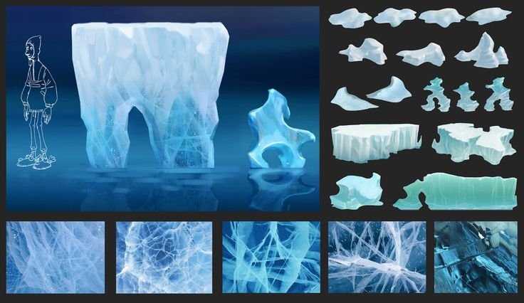 Рисование льдом