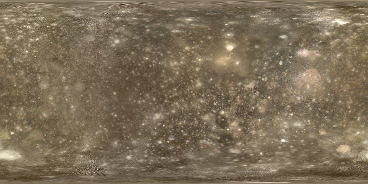 Каллисто Спутник Юпитера поверхность