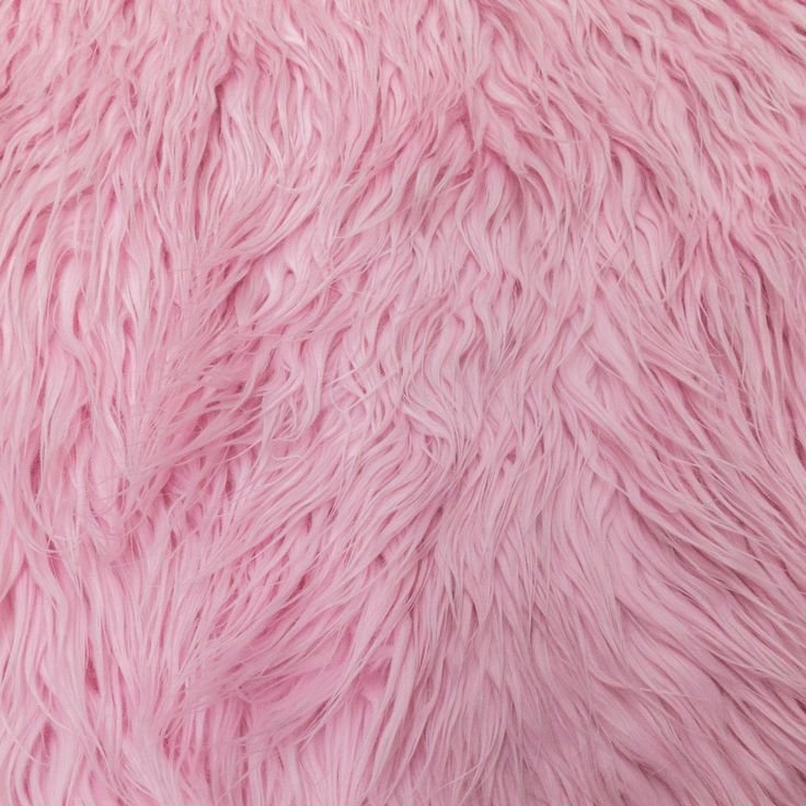 Розовый мех