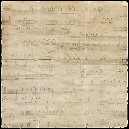 Нотные листы для скрапбукинга