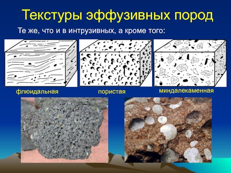 Структура эффузивных горных пород