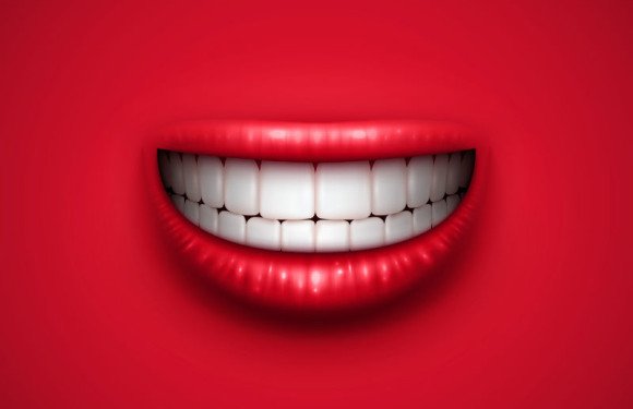 Улыбка рот текстура