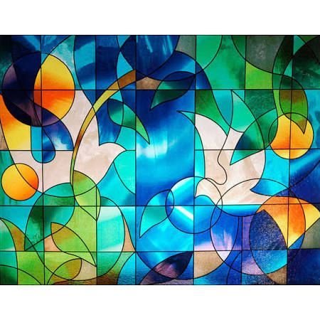 Витраж абстракция