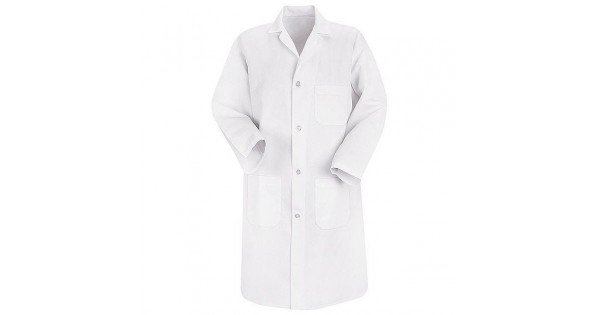 Медицинский халат женский белый коттон 40-54р., SM 1205 Eva