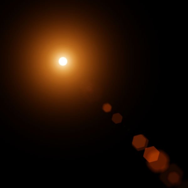 Блик солнца