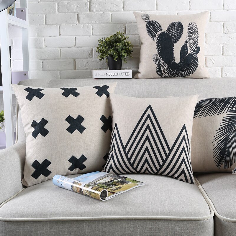 Подушки в стиле Сканди