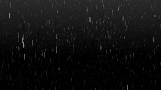 Дождь на черном фоне