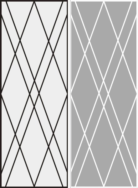 Пескоструйный рисунок на зеркале ромбы