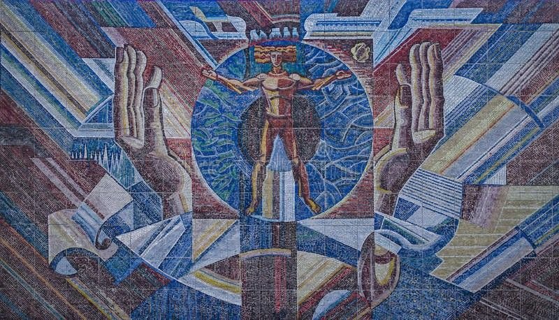 Монументальная мозаика СССР космос