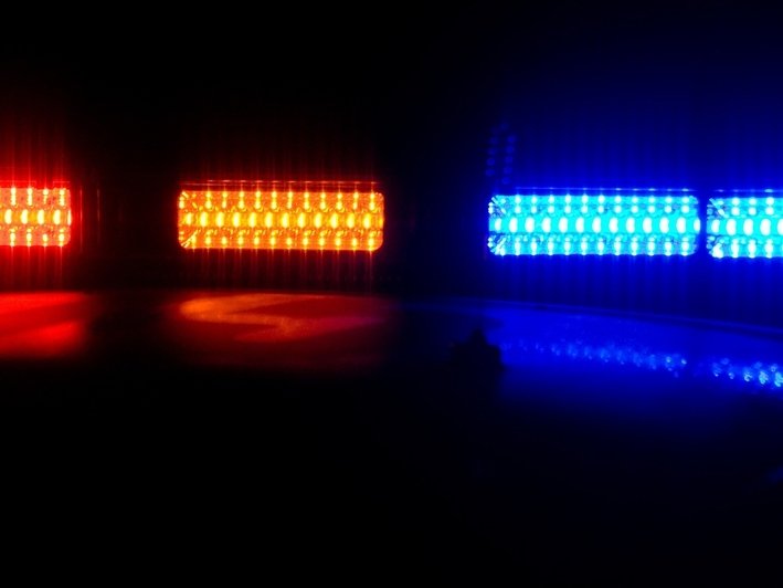 Свет от мигалок