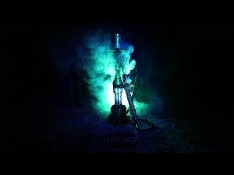 Кальян на темном фоне