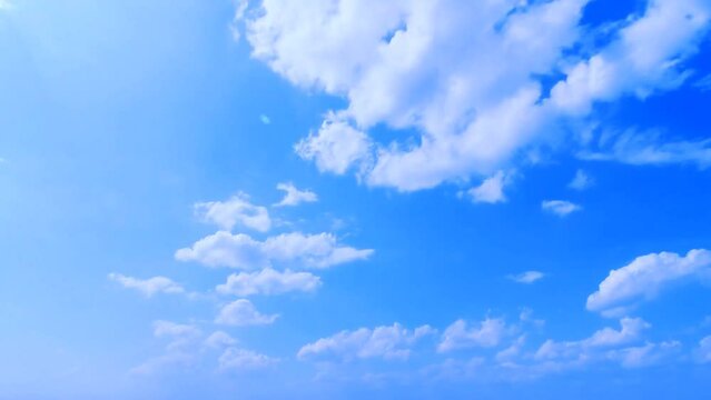 Летнее небо с облаками