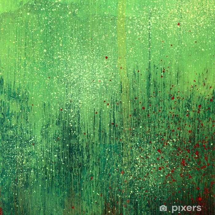 Индийская краска зеленая