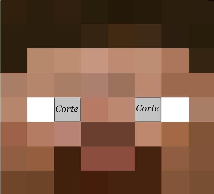 Майнкрафт маска Стива