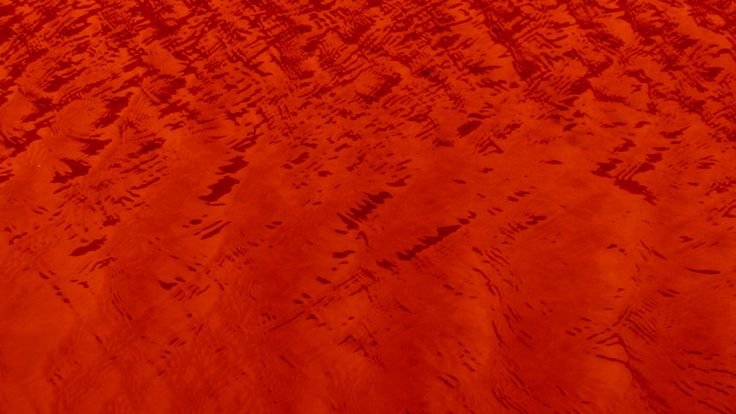 Море красного цвета