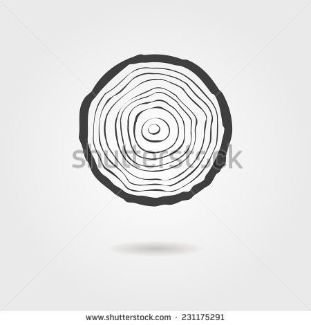 Срез дерева логотип