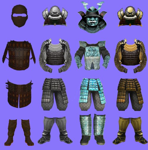 Самурайская броня майнкрафт