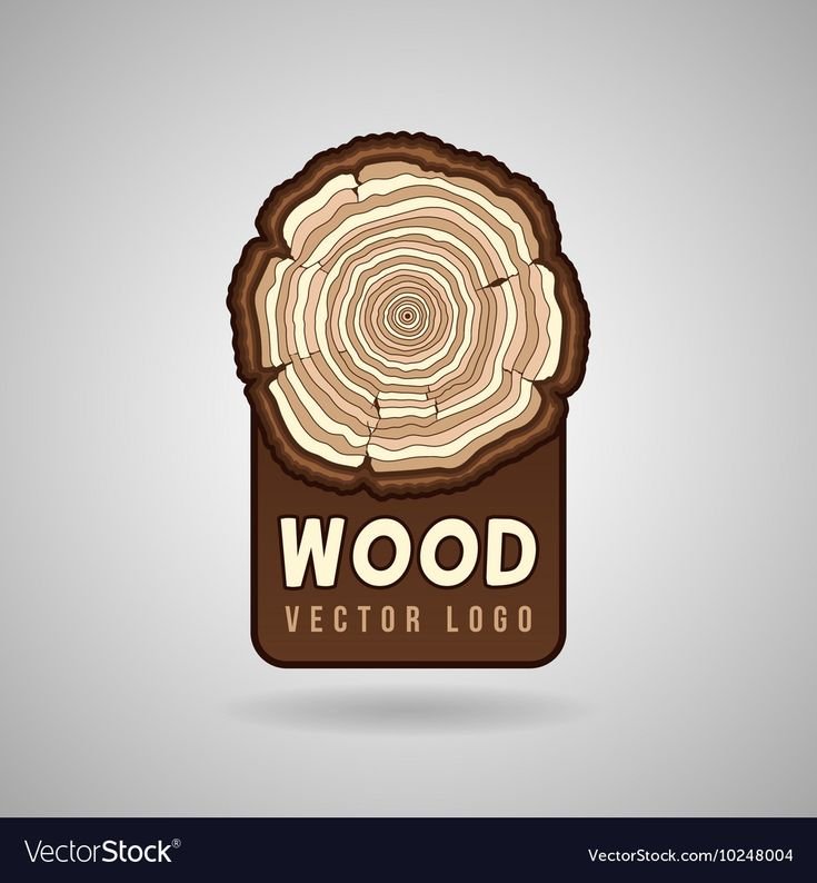 Срез дерева логотип