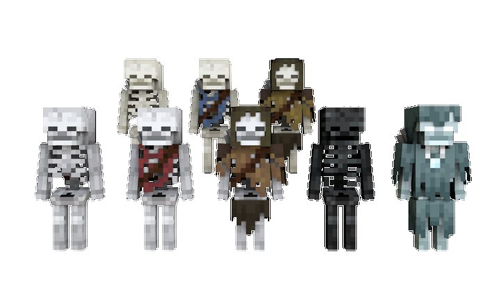 Скелет майнкрафт