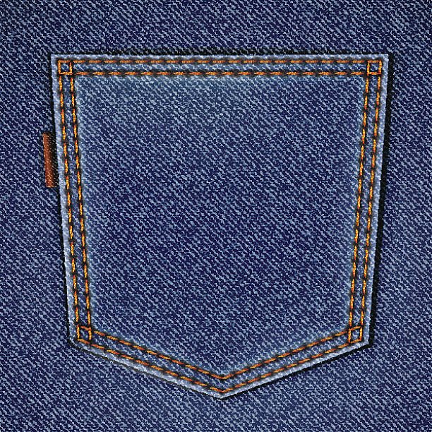 Карман джинсовый