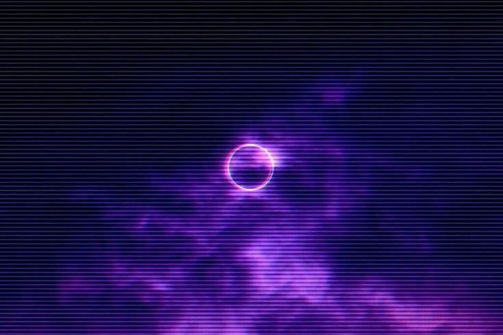 Фиолетовый неон