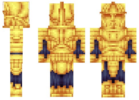 Золотая броня Minecraft