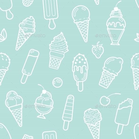 Паттерн для мороженого