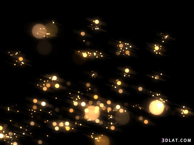 Огоньки на черном фоне