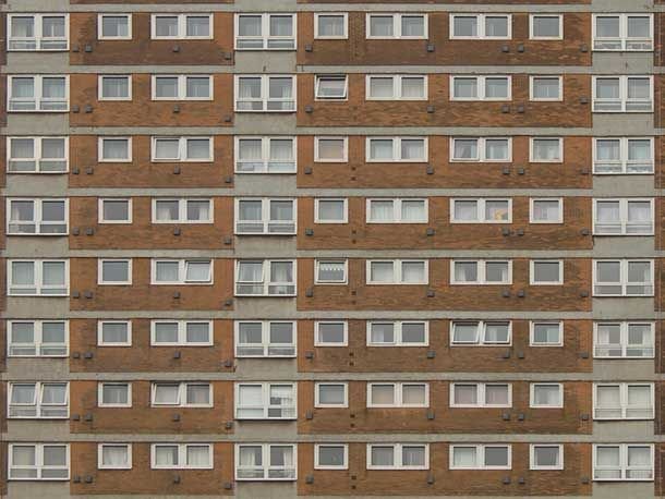 Фасад панельного дома