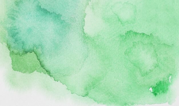 Акварельный фон зеленый
