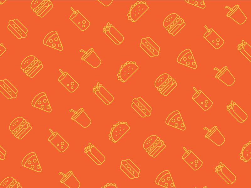 Паттерн фаст фуд вектор